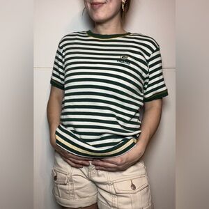 Green Bay Packers Ribbed Crop-Style Tee – Women’s XL – Game Day Chic